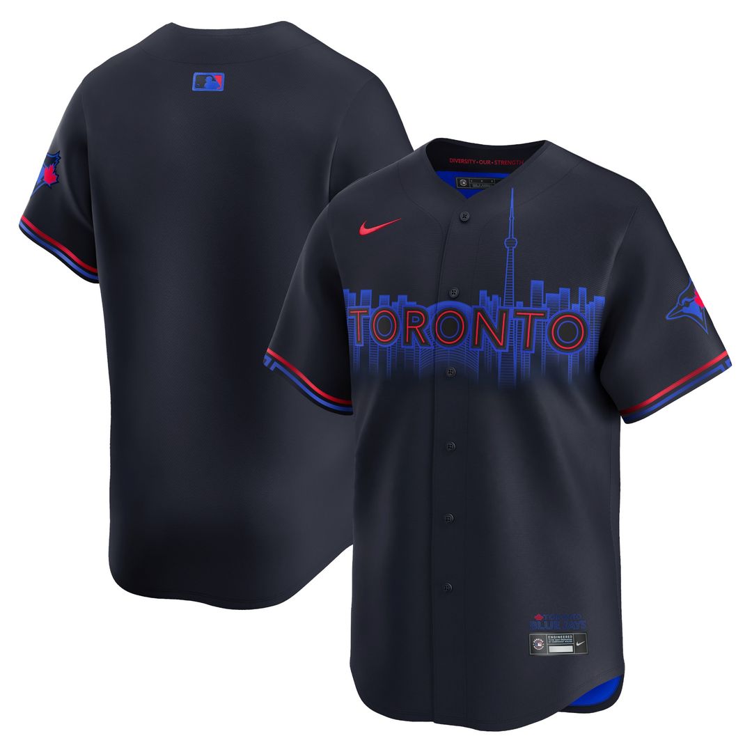 Toronto Blue Jays Nike 2024 City Connect Limited Jersey - Navy Official MLB Team Apparel Baseball Fan Gear