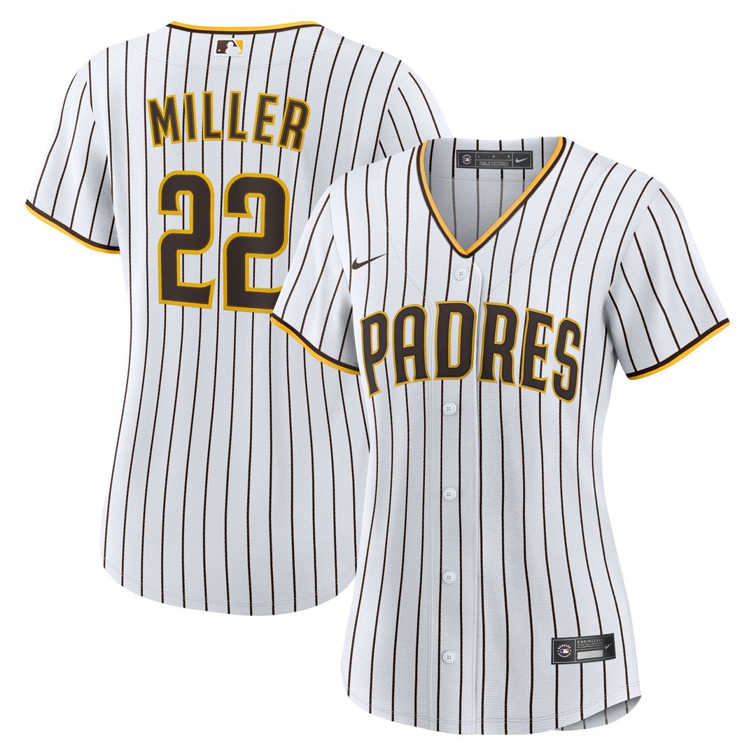 Mason Miller San Diego Padres Nike Women's Home Replica Jersey - White Official MLB Team Apparel Baseball Fan Gear