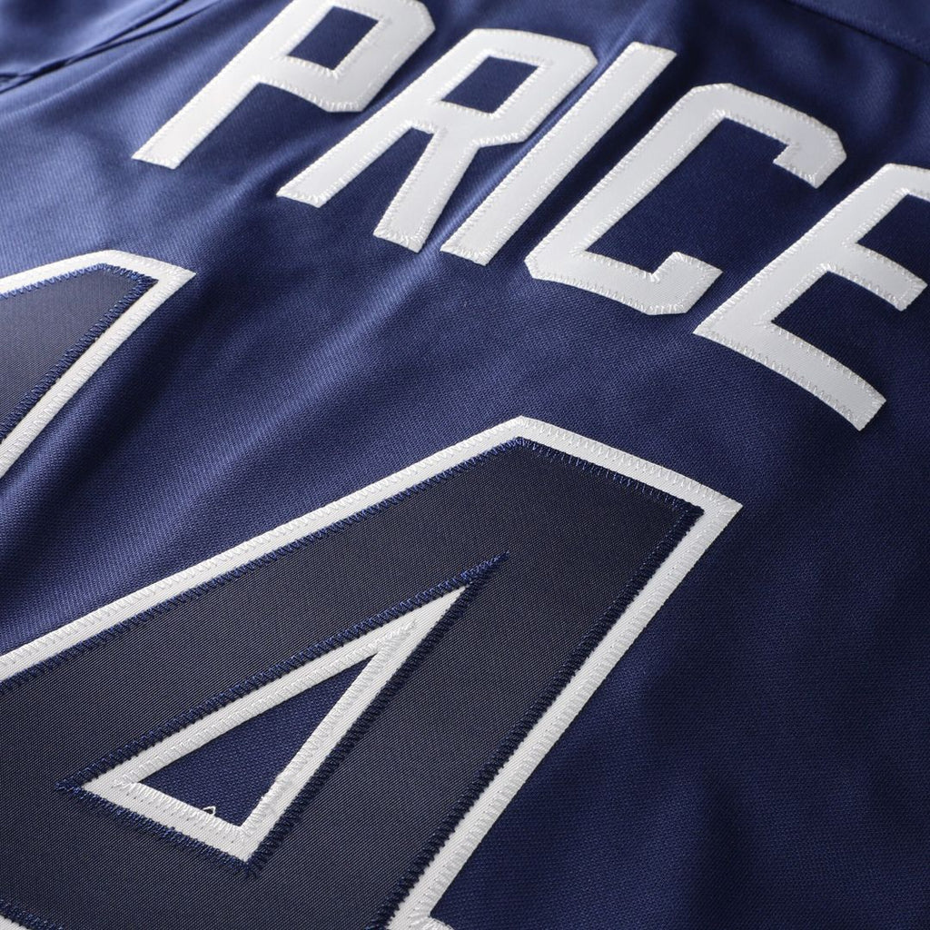David Price Tampa Bay Rays Mitchell & Ness Authentic Batting Practice Jersey - Blue Official MLB Team Apparel Baseball Fan Gear