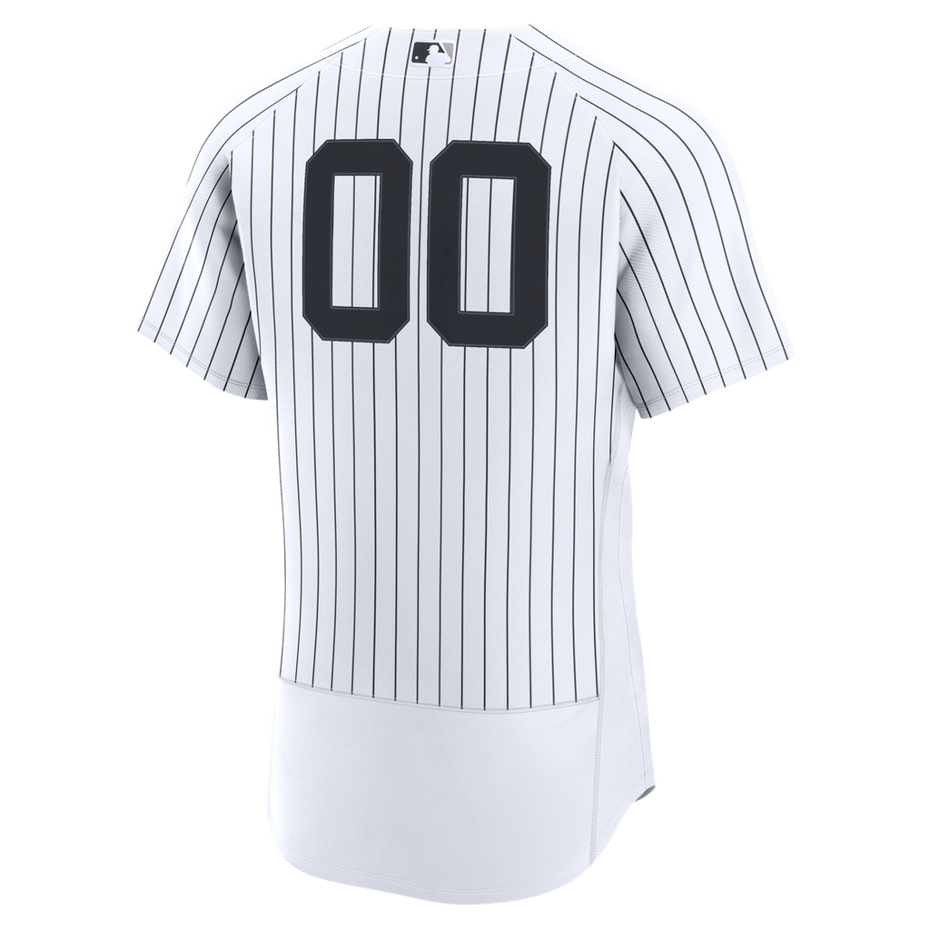 New York Yankees Nike Home Authentic Custom Jersey - White Official MLB Team Apparel Baseball Fan Gear