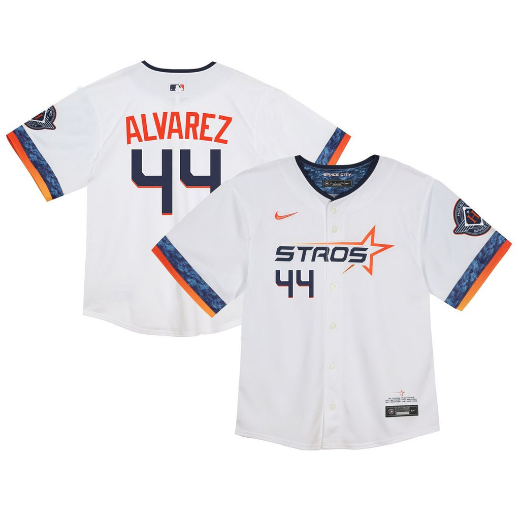 Yordan Alvarez Houston Astros Nike Infant 2025 City Connect Limited Player Jersey - White Official MLB Team Apparel Baseball Fan Gear