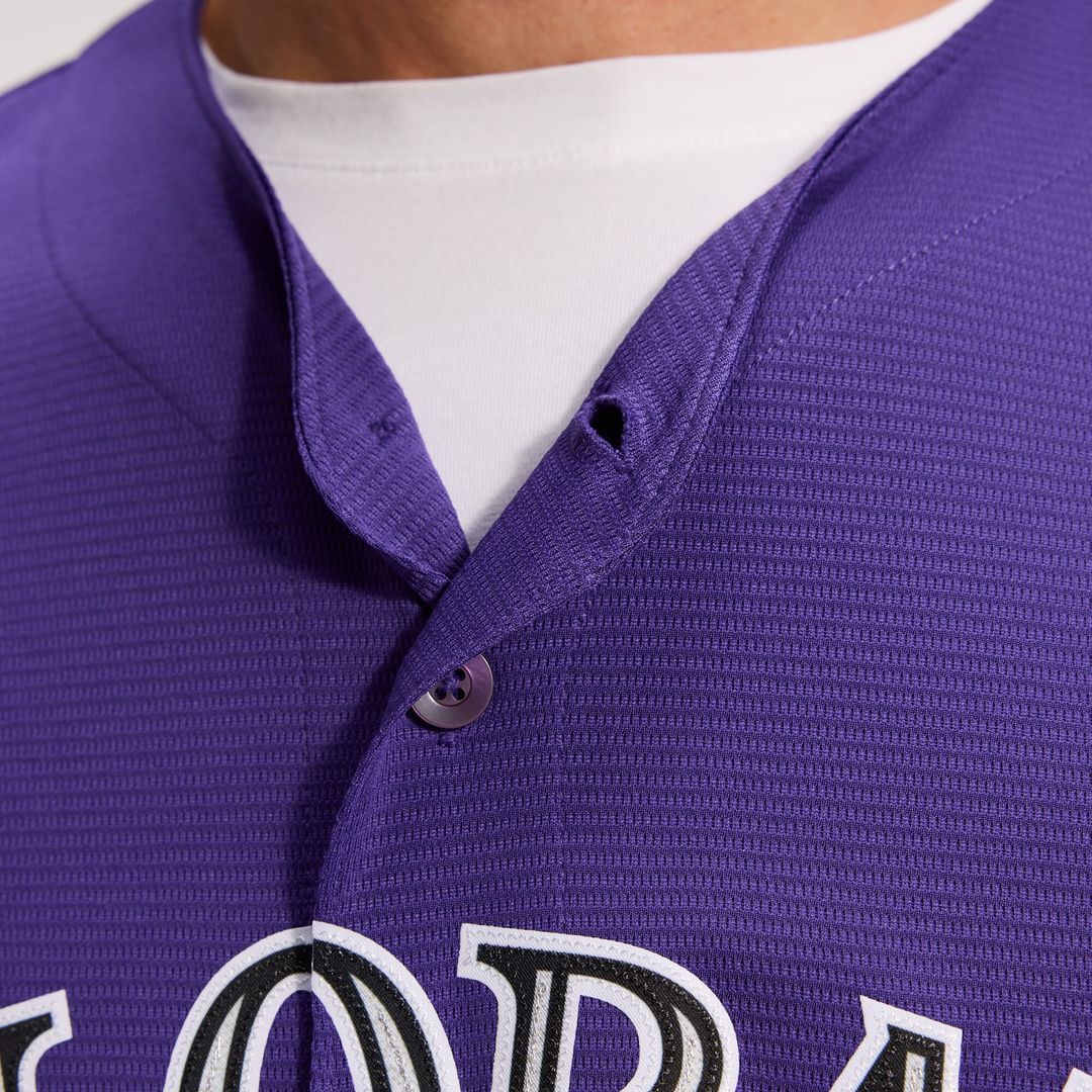 Colorado Rockies Nike Alternate Replica Team Jersey - Purple Official MLB Team Apparel Baseball Fan Gear