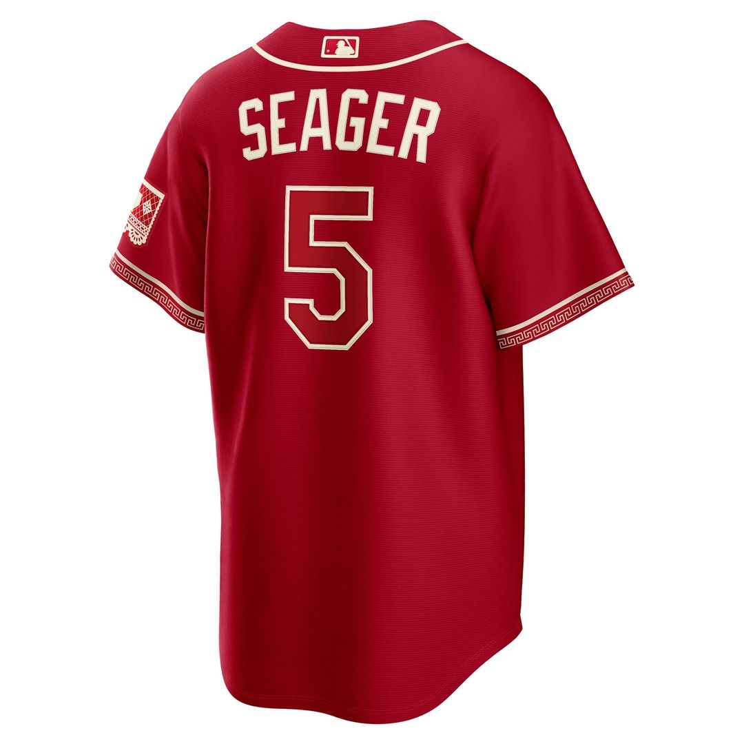 Corey Seager Texas Rangers Nike 2026 City Connect Stadium Jersey - Red Official MLB Team Apparel Baseball Fan Gear
