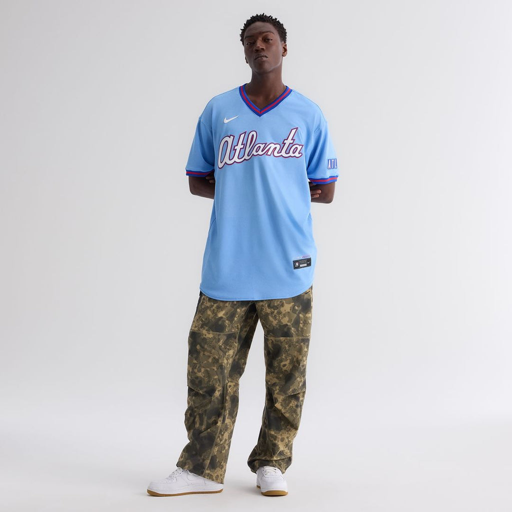 Atlanta Braves Nike 2026 City Connect Authentic Jersey - Powder Blue Official MLB Team Apparel Baseball Fan Gear