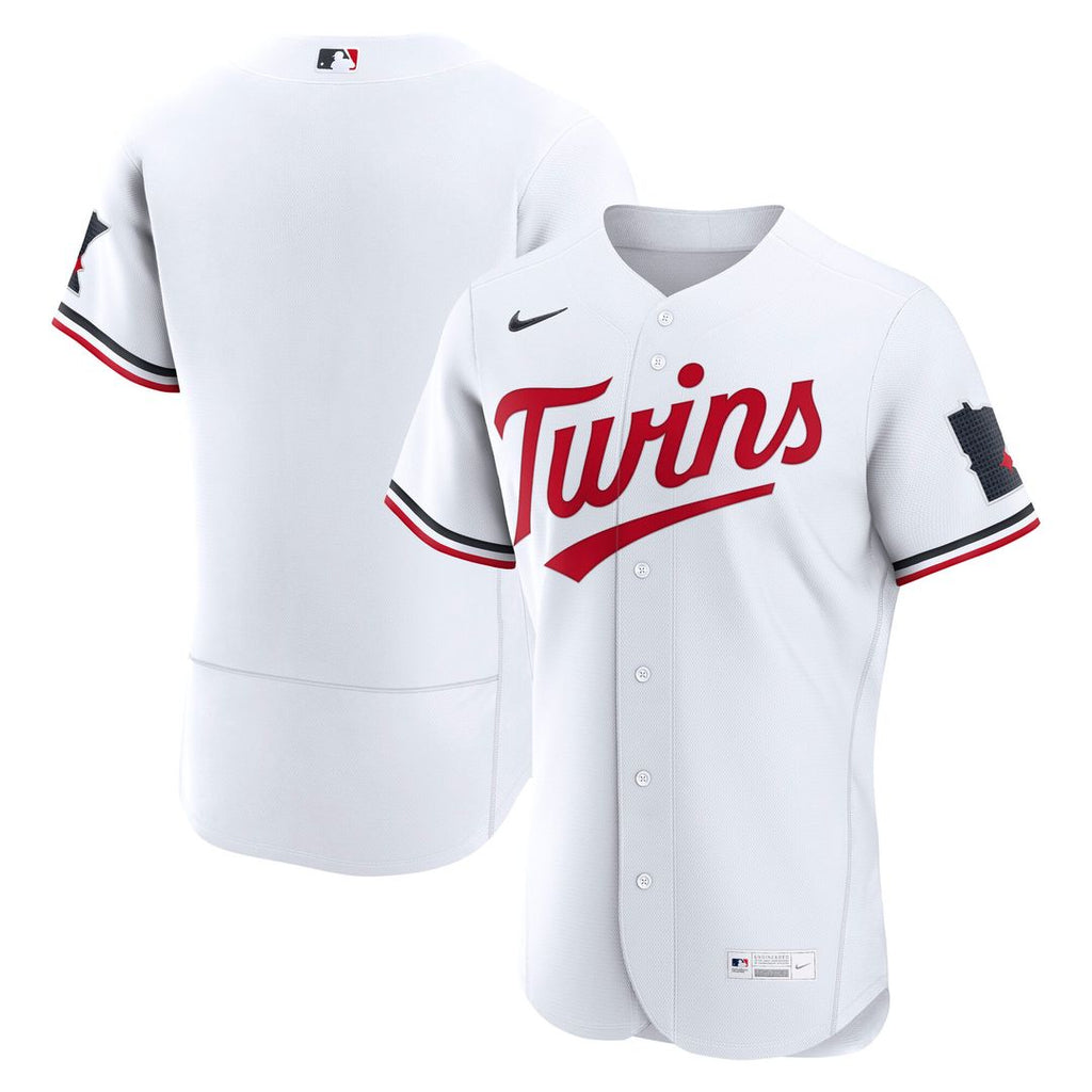 Minnesota Twins Nike Home Authentic Jersey - White Official MLB Team Apparel Baseball Fan Gear