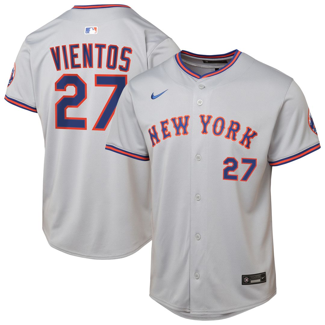 Mark Vientos New York Mets Nike Youth Alternate 2 Limited Jersey – Royal Official MLB Team Apparel Baseball Fan Gear