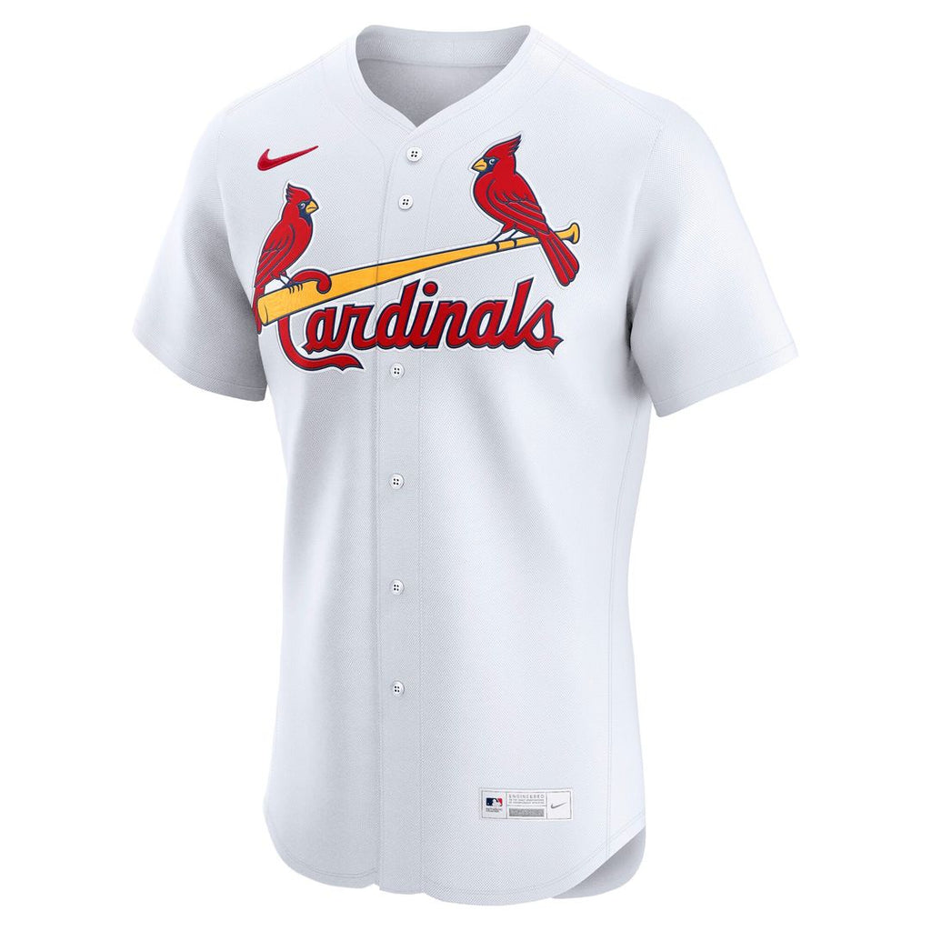 St. Louis Cardinals Nike Home Elite Jersey - White Official MLB Team Apparel Baseball Fan Gear