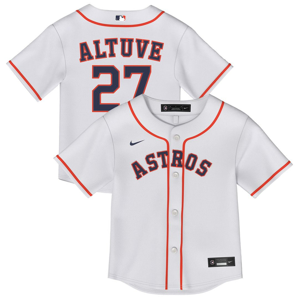 Jose Altuve Houston Astros Nike Infant Home Replica Jersey - White Official MLB Team Apparel Baseball Fan Gear
