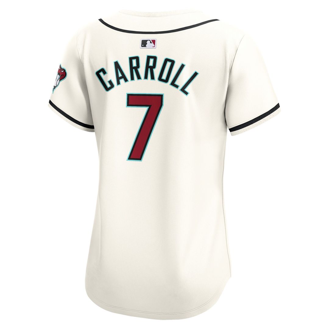 Corbin Carroll Arizona Diamondbacks Nike Women's Home Limited Player Jersey – White Official MLB Team Apparel Baseball Fan Gear