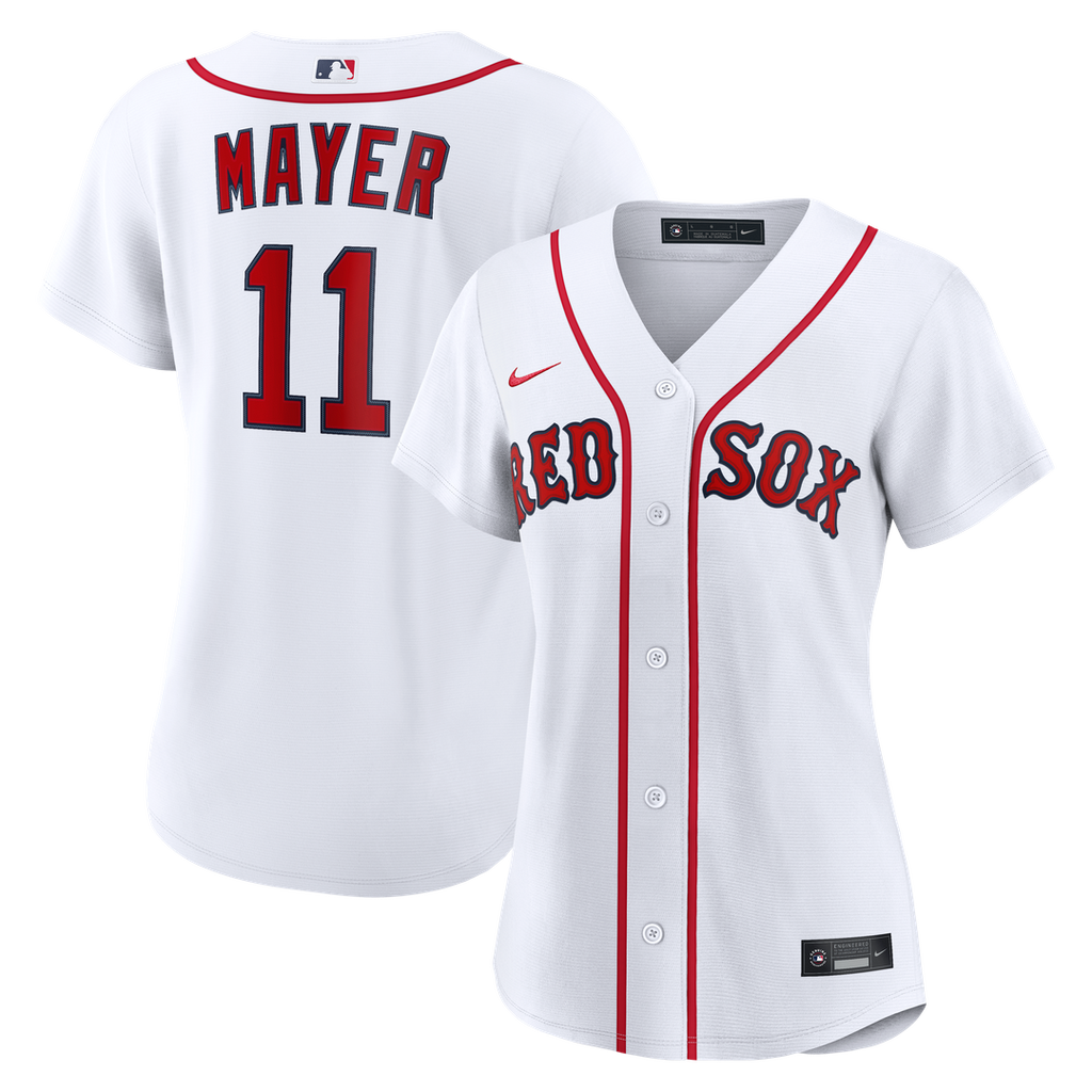 Marcelo Mayer Boston Red Sox Nike Women's Home Replica Jersey - White Official MLB Team Apparel Baseball Fan Gear
