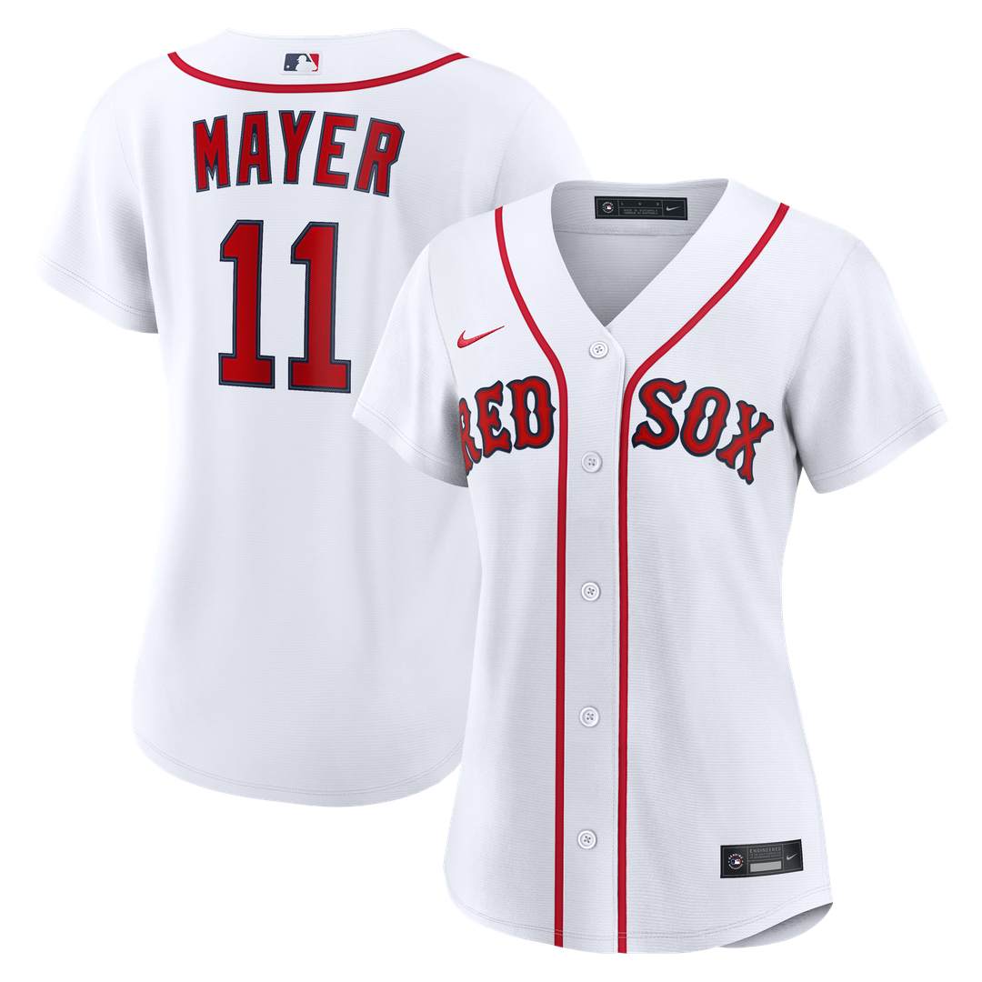 Marcelo Mayer Boston Red Sox Nike Women's Home Replica Jersey - White Official MLB Team Apparel Baseball Fan Gear