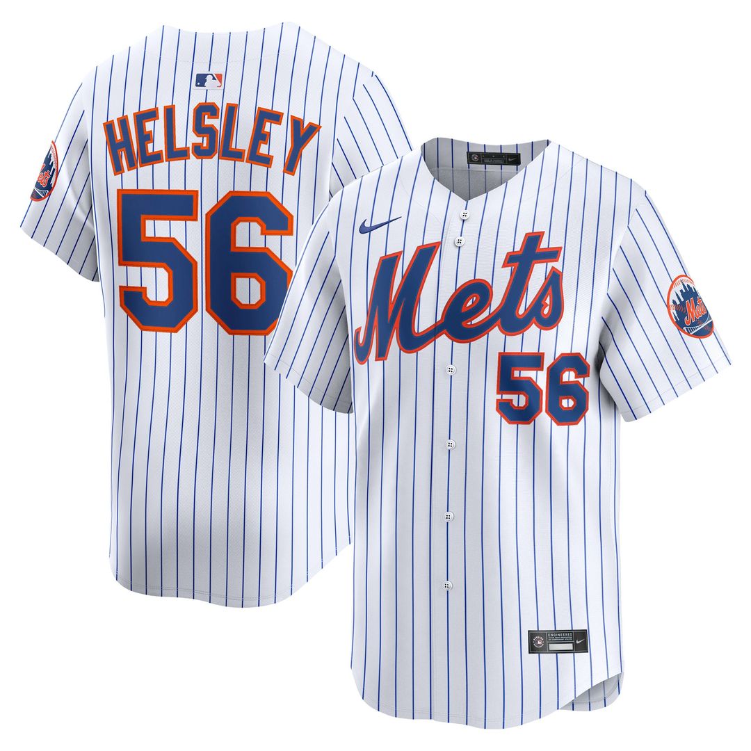 Ryan Helsley New York Mets Nike Home Limited Player Jersey - White Official MLB Team Apparel Baseball Fan Gear