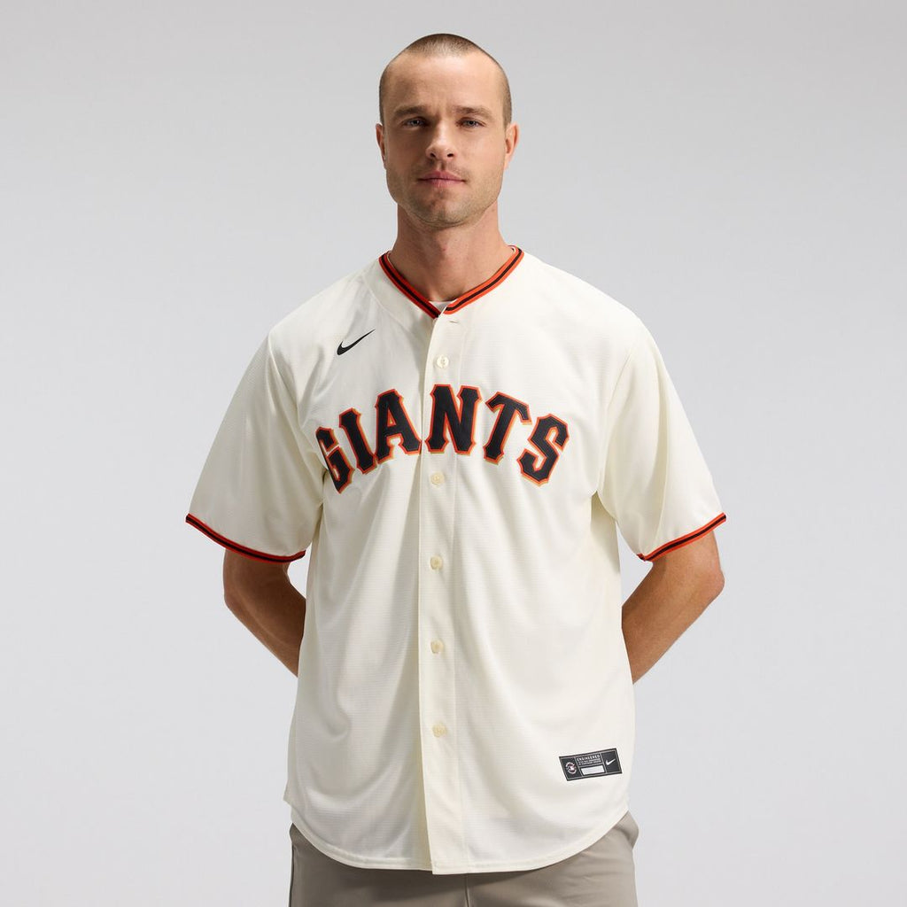 San Francisco Giants Nike Home Replica Team Jersey - Cream Official MLB Team Apparel Baseball Fan Gear