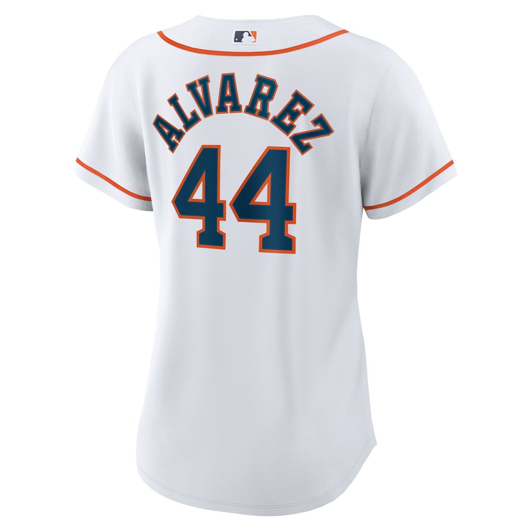Yordan Alvarez Houston Astros Nike Women's Home Replica Jersey - White Official MLB Team Apparel Baseball Fan Gear