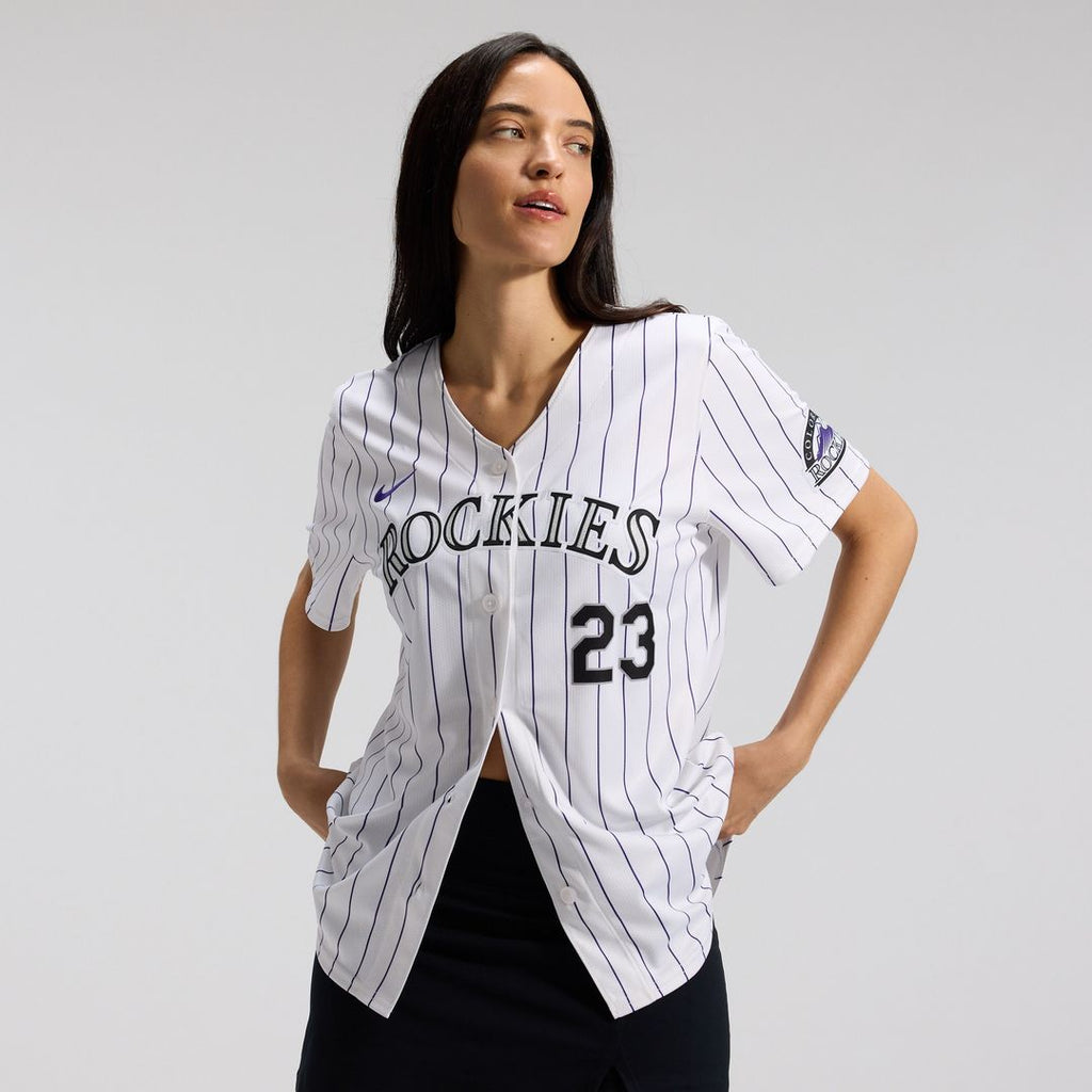 Kris Bryant Colorado Rockies Nike Women's Home Limited Player Jersey - White Official MLB Team Apparel Baseball Fan Gear