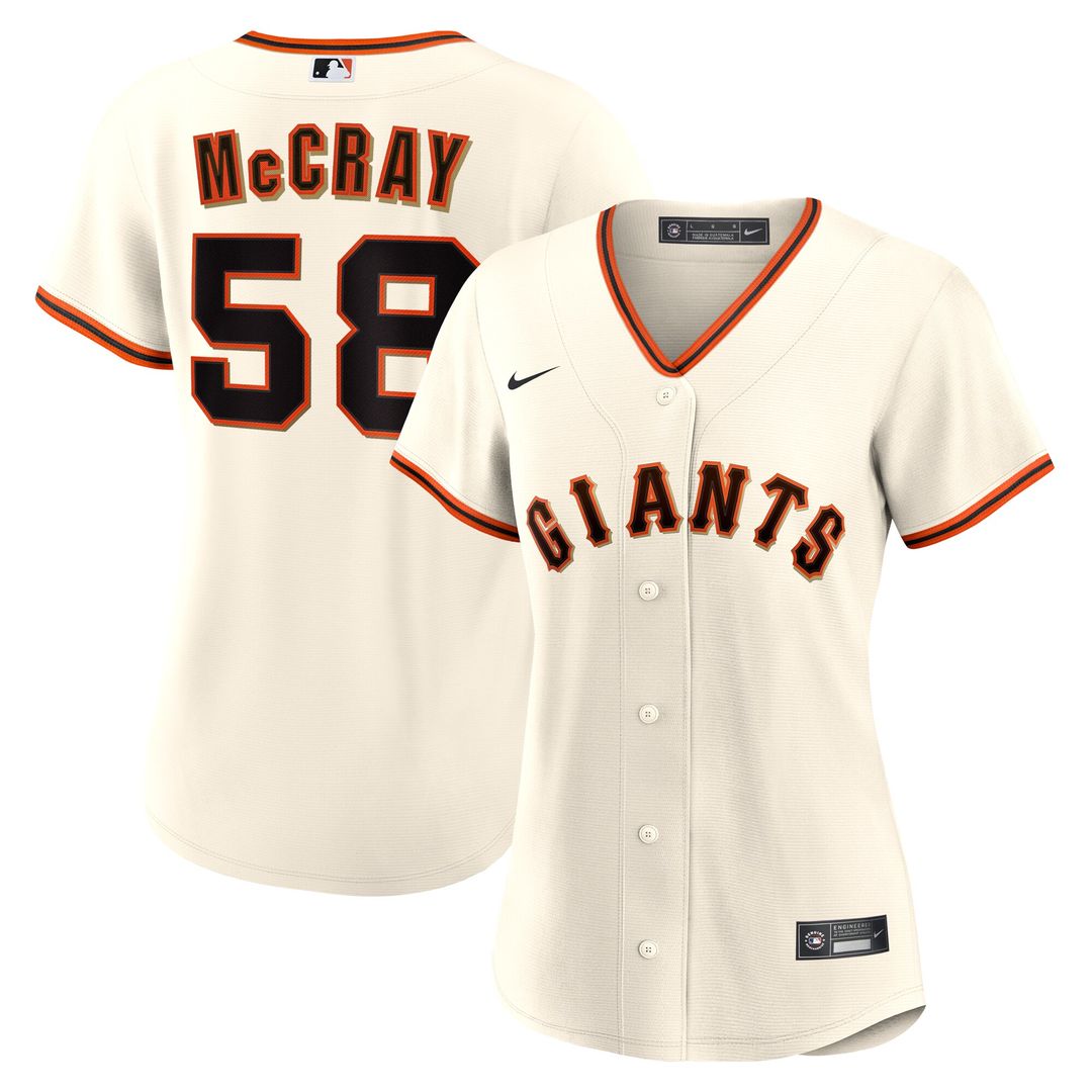 Grant McCray San Francisco Giants Nike Women's Home Replica Jersey - Cream Official MLB Team Apparel Baseball Fan Gear