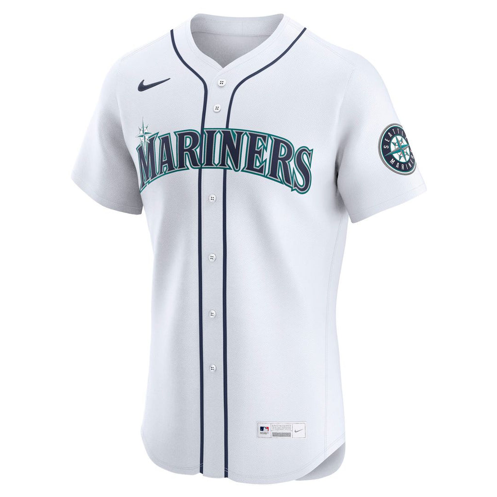 Julio Rodríguez Seattle Mariners Nike Home Elite Jersey - White Official MLB Team Apparel Baseball Fan Gear