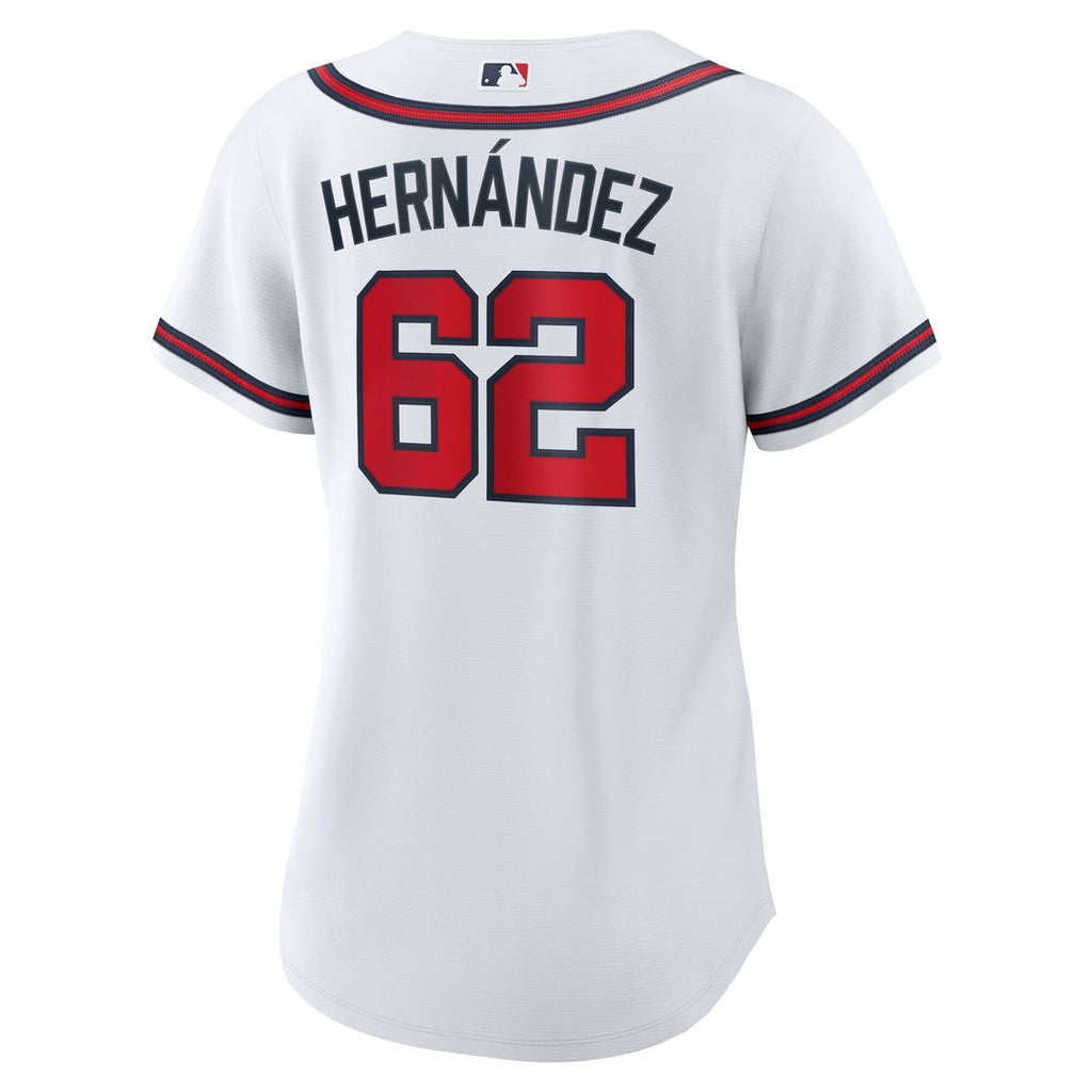 Daysbel Hernandez Atlanta Braves Nike Women's Home Replica Jersey - White Official MLB Team Apparel Baseball Fan Gear