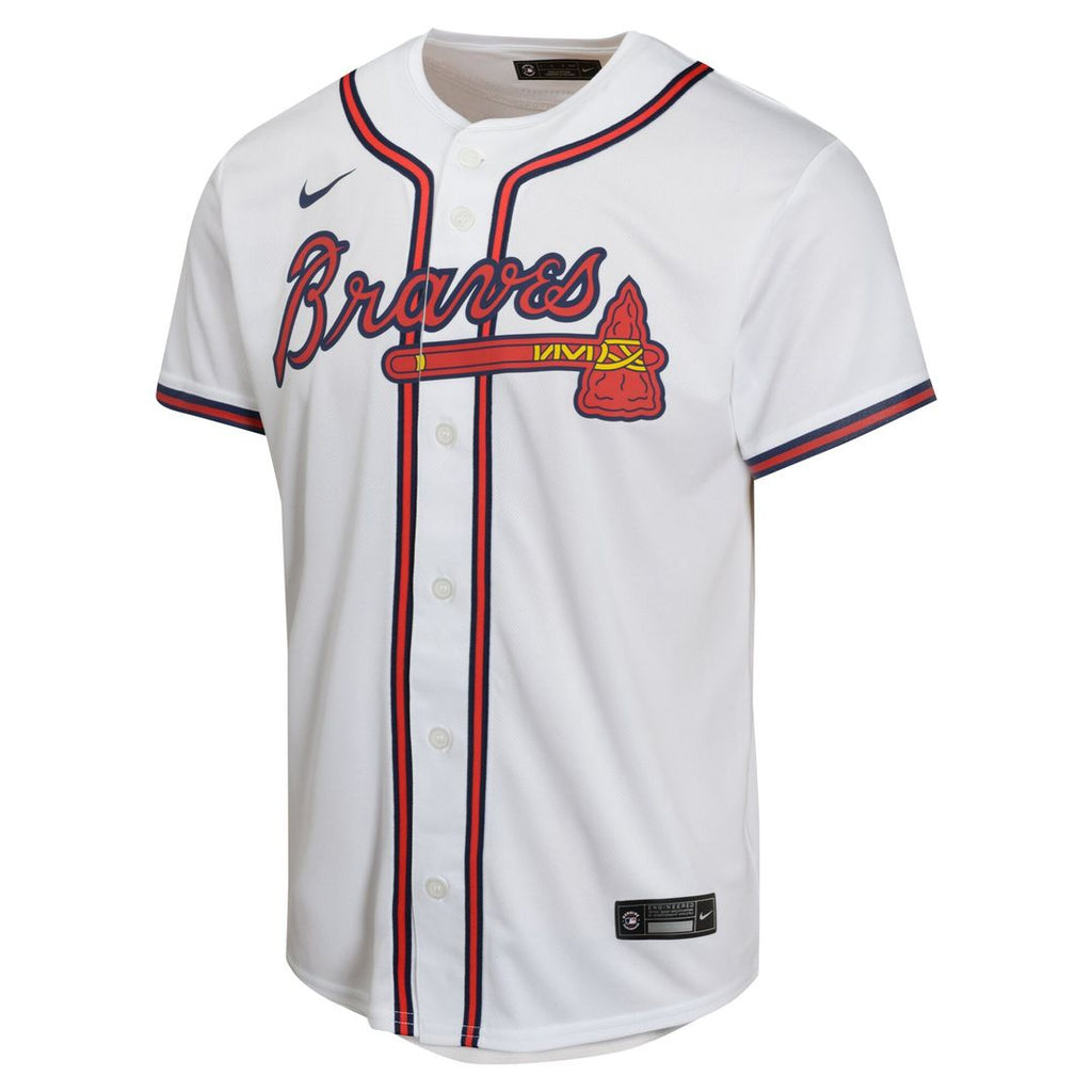 Matt Olson Atlanta Braves Nike Youth Home Game Player Jersey - White Official MLB Team Apparel Baseball Fan Gear