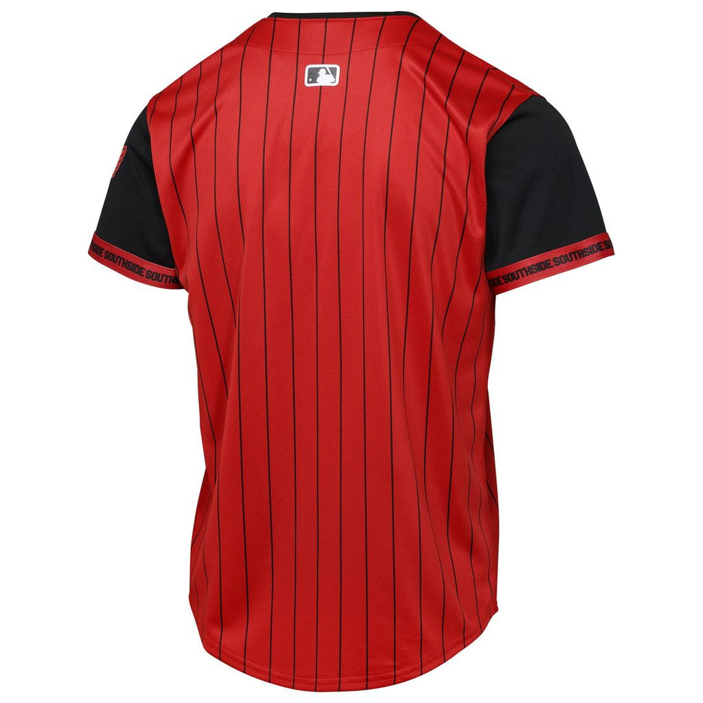 Chicago White Sox Youth 2025 City Connect Limited Jersey - Red/Black Official MLB Team Apparel Baseball Fan Gear