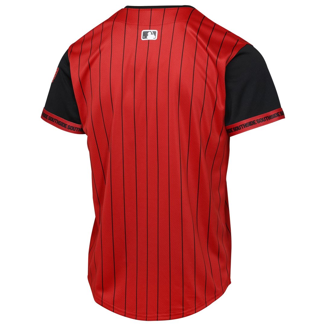 Chicago White Sox Youth 2025 City Connect Limited Jersey - Red/Black Official MLB Team Apparel Baseball Fan Gear