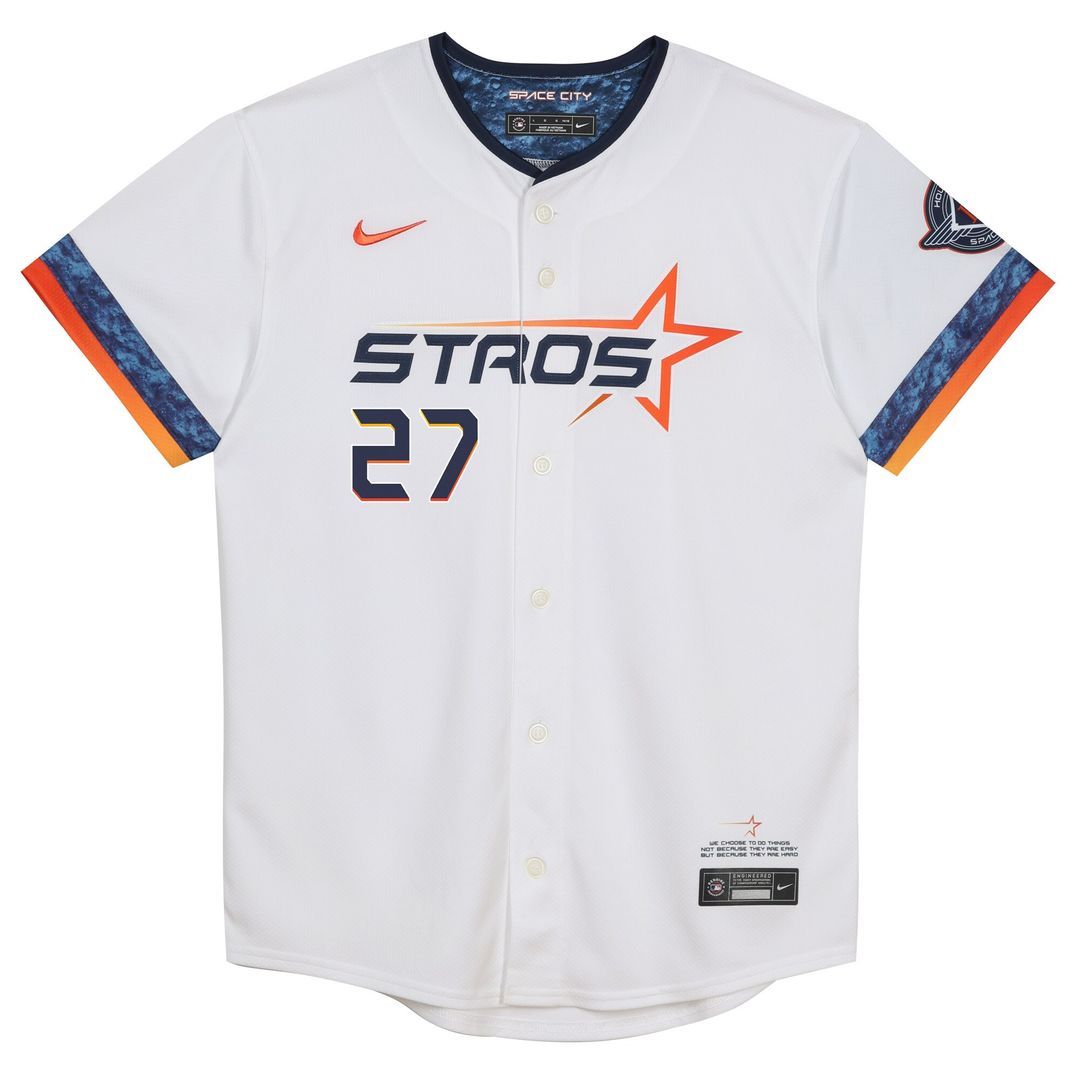 Jose Altuve Houston Astros Nike Preschool 2025 City Connect Limited Player Jersey - White Official MLB Team Apparel Baseball Fan Gear