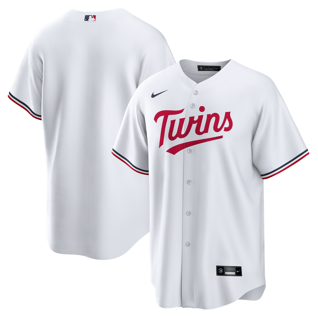 Minnesota Twins Nike Home Big & Tall Replica Jersey - White Official MLB Team Apparel Baseball Fan Gear