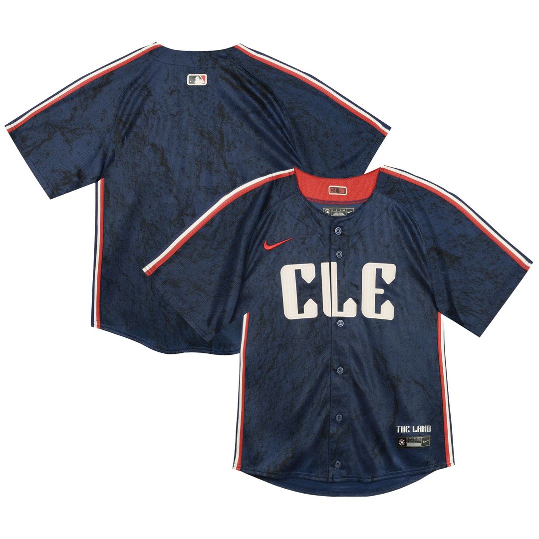 Cleveland Guardians Nike Toddler City Connect Team Limited Jersey - Navy Official MLB Team Apparel Baseball Fan Gear