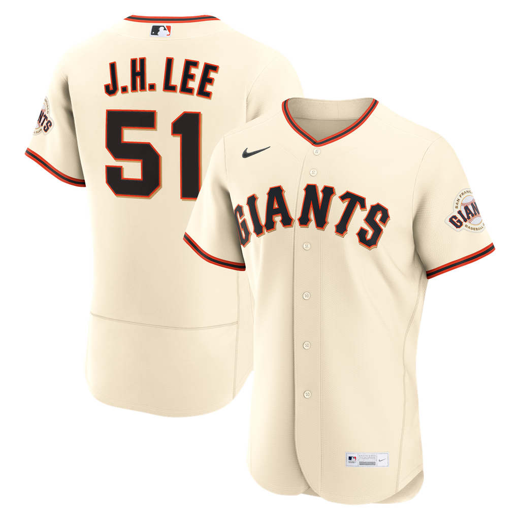 Jung Hoo Lee San Francisco Giants Nike Home Authentic Jersey - Cream Official MLB Team Apparel Baseball Fan Gear