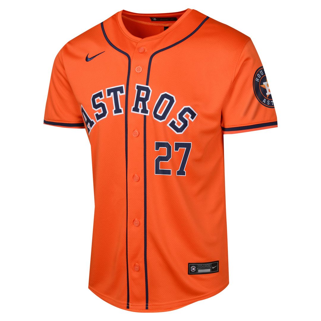 Jose Altuve Houston Astros Nike Youth Alternate Limited Player Jersey – Orange Official MLB Team Apparel Baseball Fan Gear