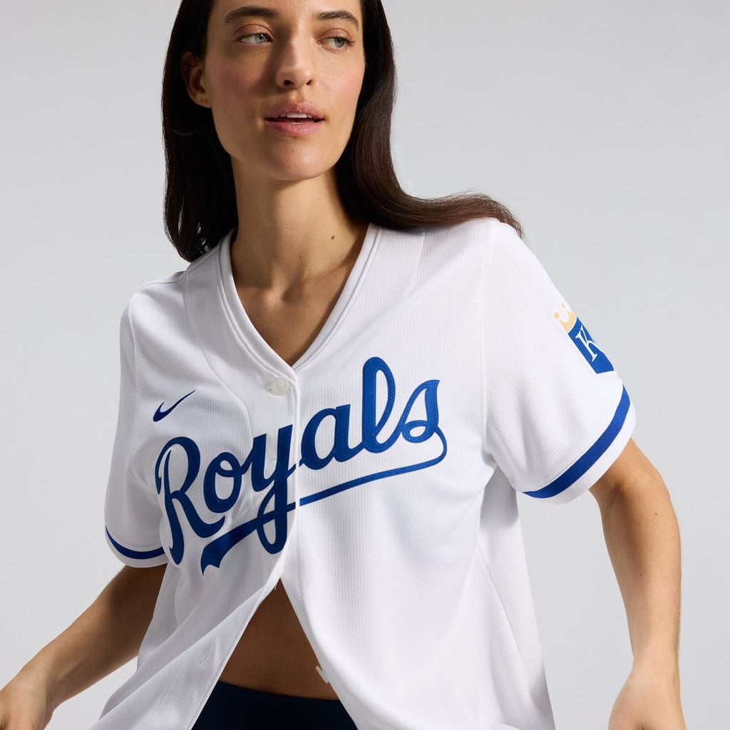 Kansas City Royals Nike Women's Home Limited Jersey - White Official MLB Team Apparel Baseball Fan Gear