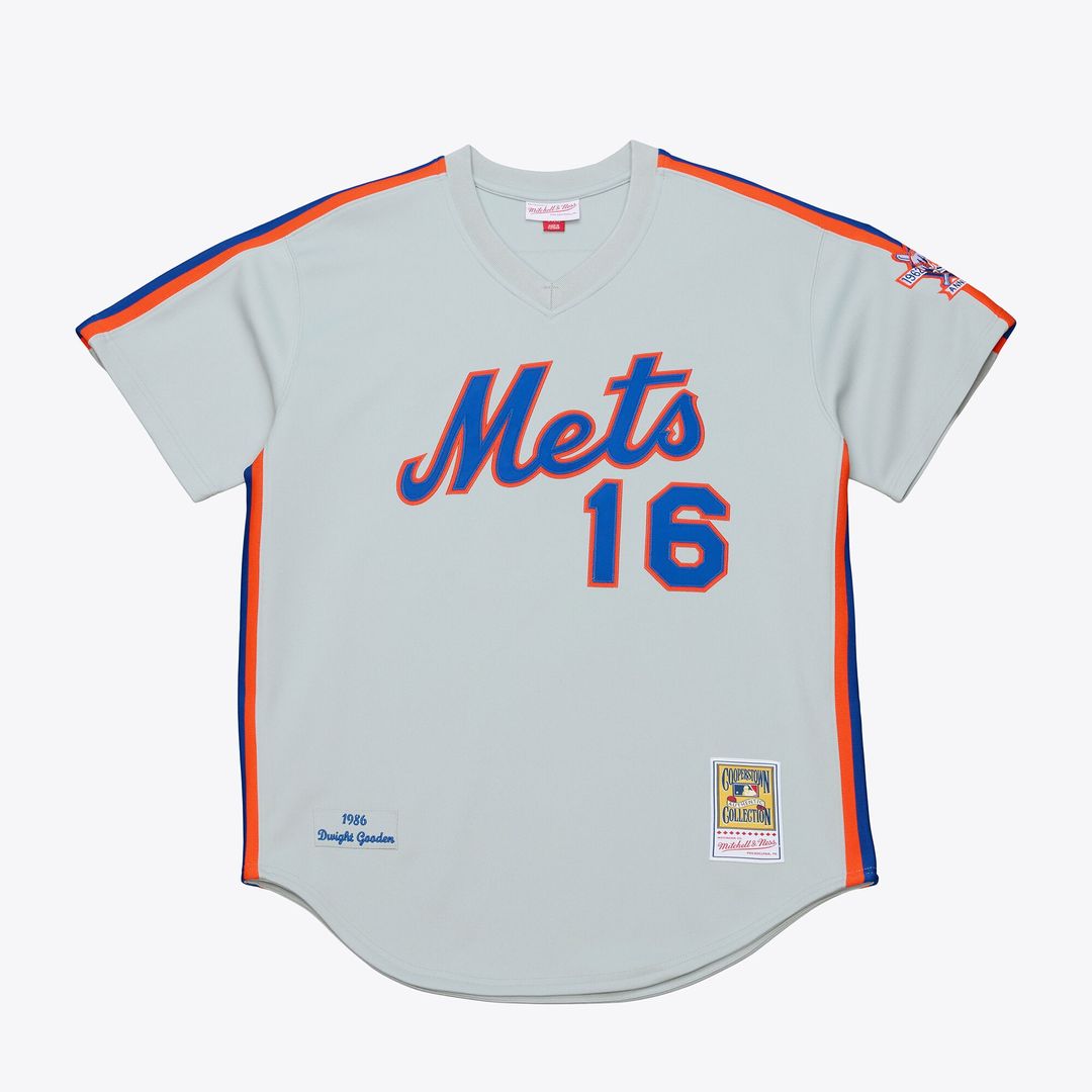 Dwight Gooden New York Mets Mitchell & Ness 1986 Authentic Jersey - White Official MLB Team Apparel Baseball Fan Gear