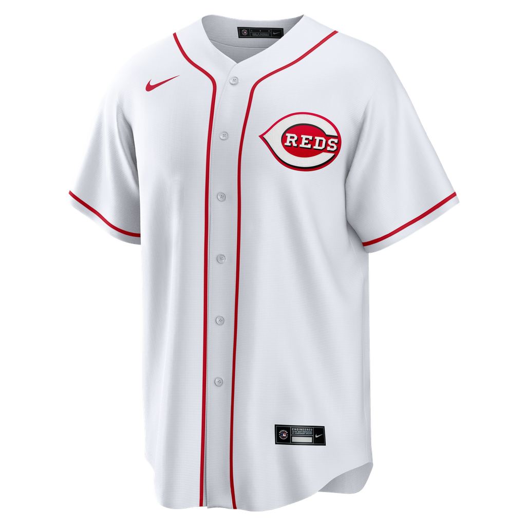 Ken Griffey Jr. Cincinnati Reds Nike Home Retired Player Replica Jersey - White Official MLB Team Apparel Baseball Fan Gear