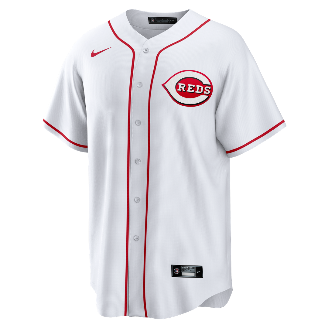 Ken Griffey Jr. Cincinnati Reds Nike Home Retired Player Replica Jersey - White Official MLB Team Apparel Baseball Fan Gear