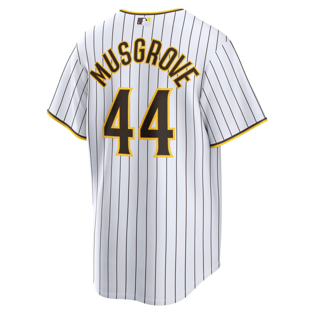 Joe Musgrove San Diego Padres Nike Home Replica Jersey - White Official MLB Team Apparel Baseball Fan Gear