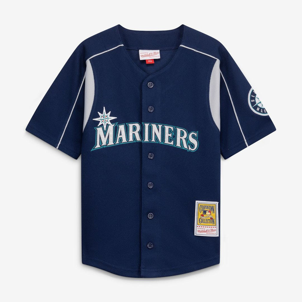 Felix Hernandez Seattle Mariners Mitchell & Ness Toddler Throwback Mesh Batting Practice Jersey - Navy Official MLB Team Apparel Baseball Fan Gear