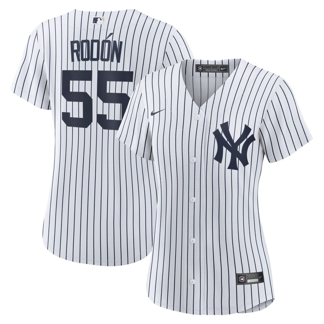 Carlos Rodon New York Yankees Nike Women's Home Replica Jersey - White Official MLB Team Apparel Baseball Fan Gear