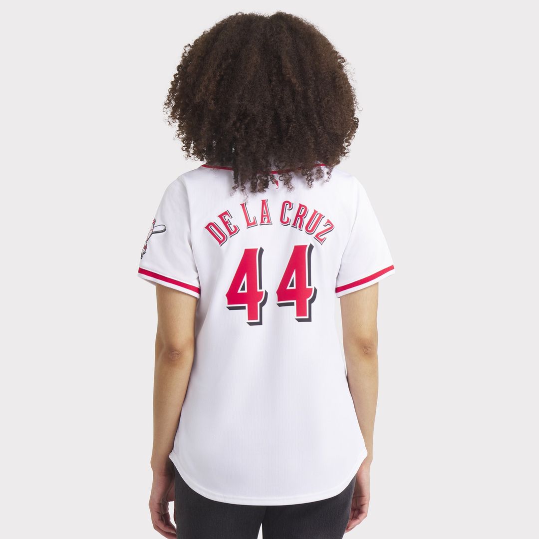 Elly De La Cruz Cincinnati Reds Nike Women's Home Limited Player Jersey - White Official MLB Team Apparel Baseball Fan Gear