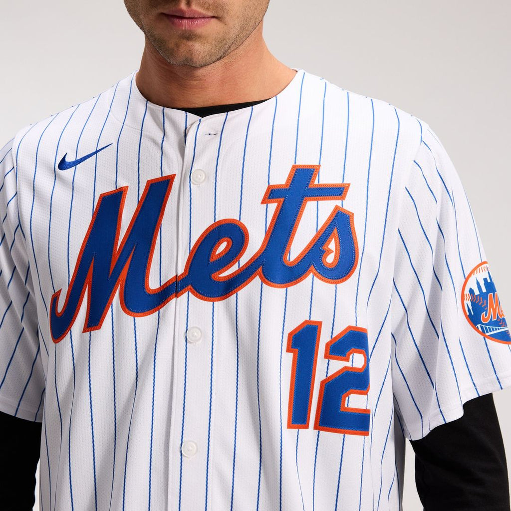 Francisco Lindor New York Mets Nike Home Limited Jersey - White Official MLB Team Apparel Baseball Fan Gear