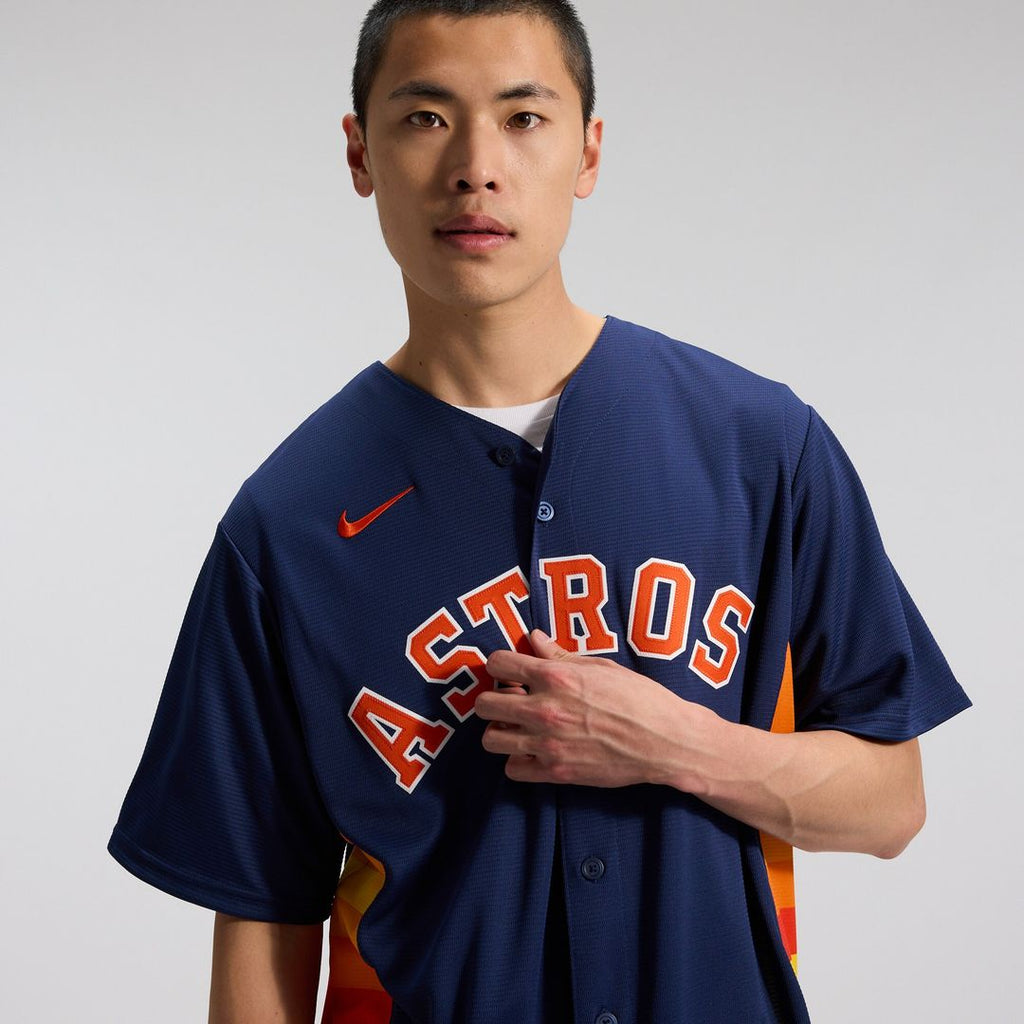 Jose Altuve Houston Astros Nike Alternate 2 Replica Jersey - Navy Official MLB Team Apparel Baseball Fan Gear