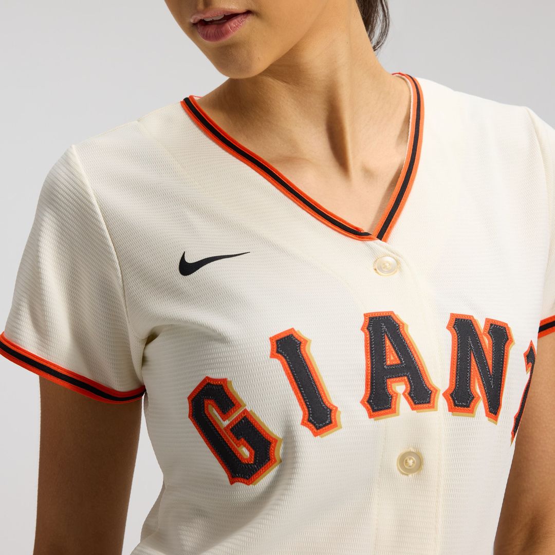 San Francisco Giants Nike Women's Home Replica Team Jersey - Cream Official MLB Team Apparel Baseball Fan Gear
