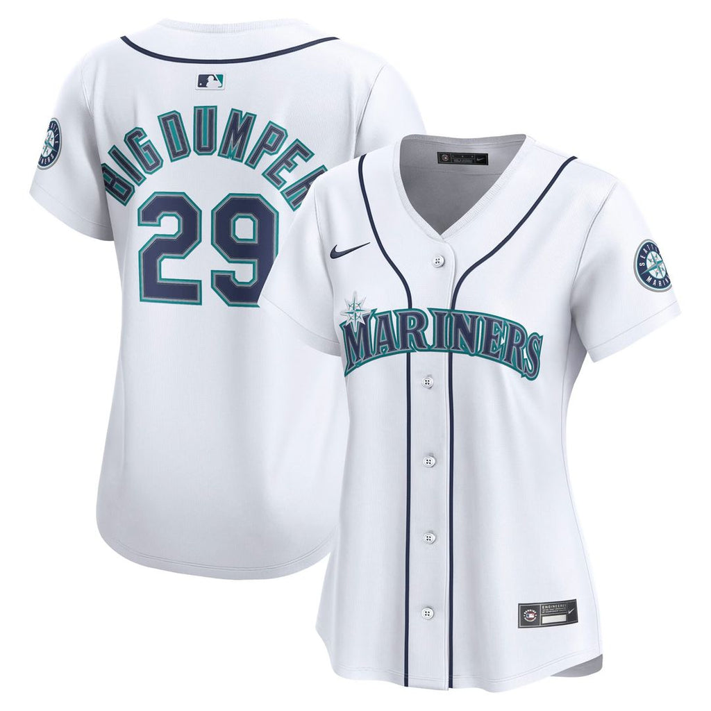 Cal Raleigh Seattle Mariners Nike Women's Home Limited Player Jersey - White Official MLB Team Apparel Baseball Fan Gear
