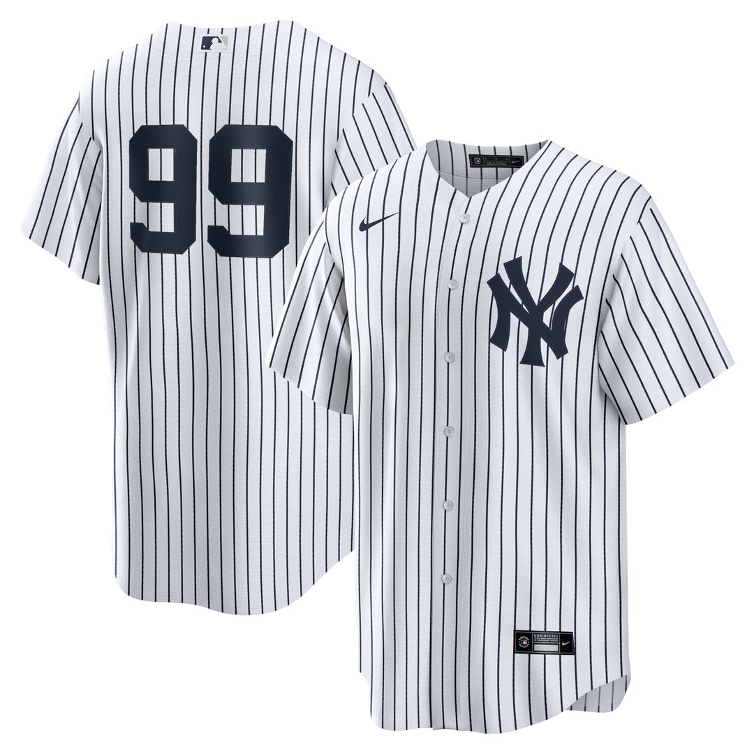 Aaron Judge New York Yankees Nike Home Replica Player Name Jersey - White Official MLB Team Apparel Baseball Fan Gear