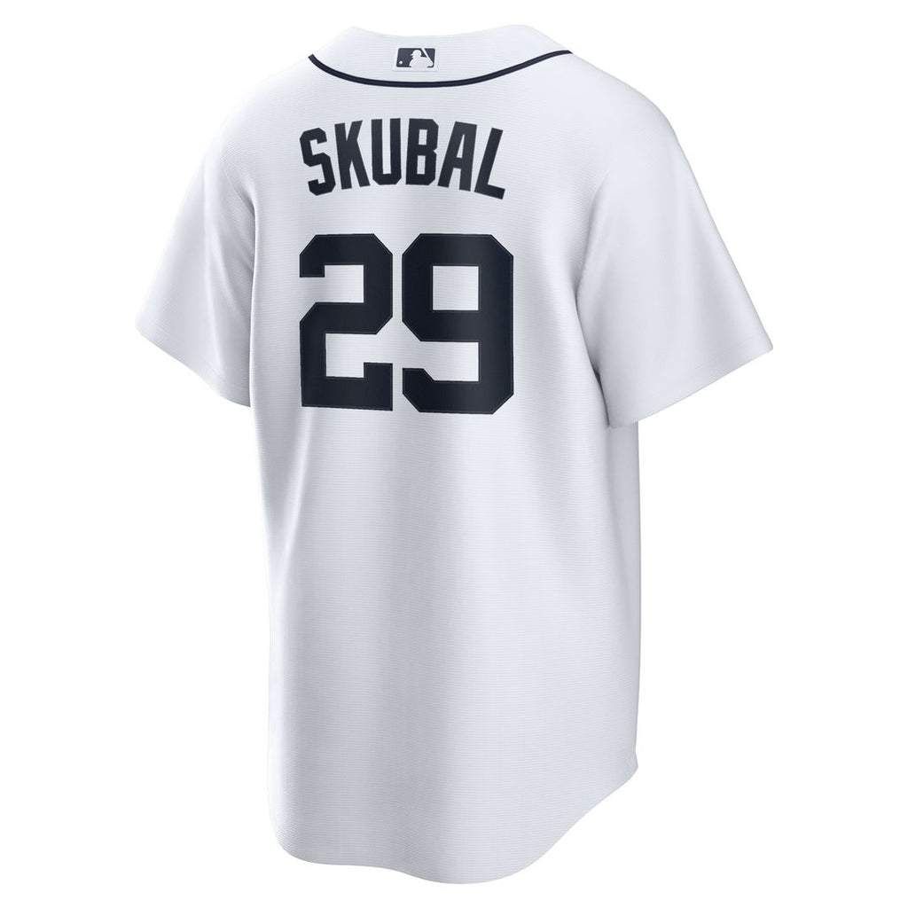 Tarik Skubal Detroit Tigers Nike Home Replica Jersey - White Official MLB Team Apparel Baseball Fan Gear