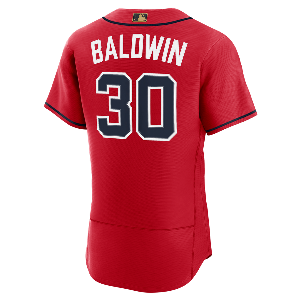 Drake Baldwin Atlanta Braves Nike MLB Awards Authentic Jersey - White Official MLB Team Apparel Baseball Fan Gear