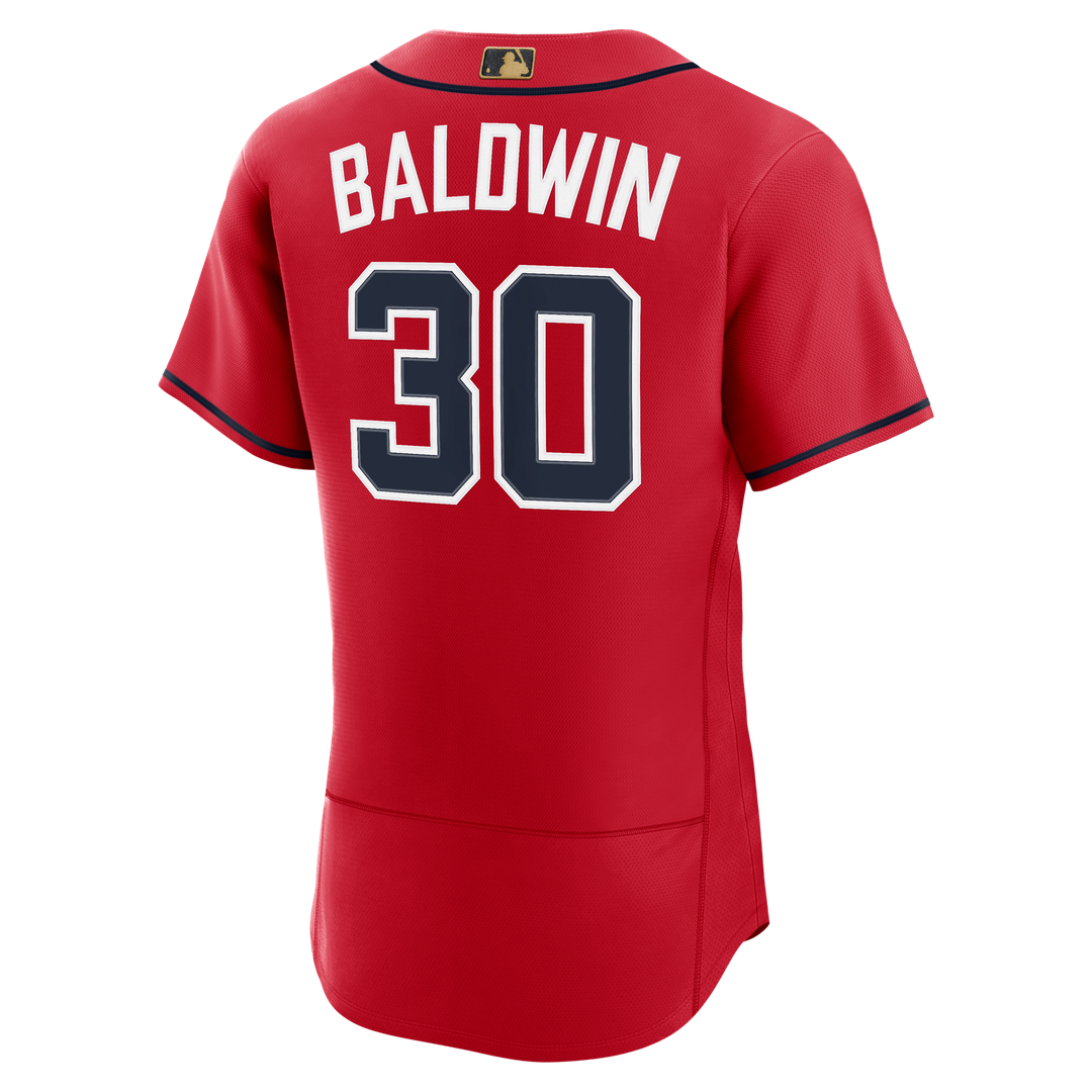 Drake Baldwin Atlanta Braves Nike MLB Awards Authentic Jersey - White Official MLB Team Apparel Baseball Fan Gear