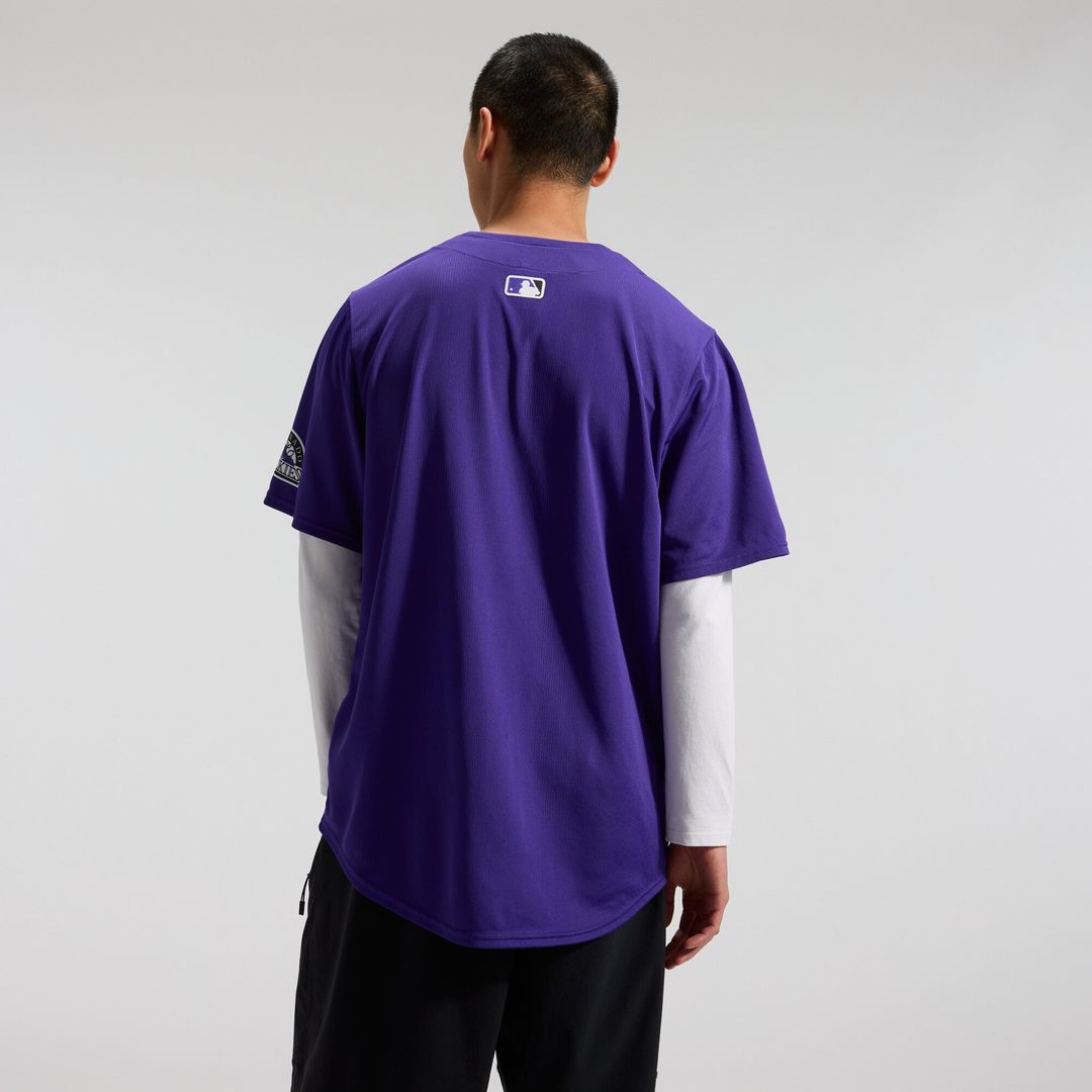 Colorado Rockies Nike Alternate Limited Jersey - Purple Official MLB Team Apparel Baseball Fan Gear