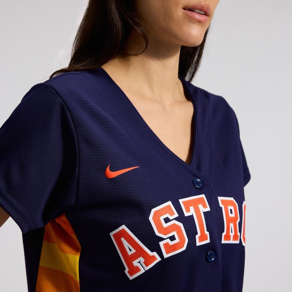 Jose Altuve Houston Astros Nike Women's Alternate Replica Player Jersey - Navy Official MLB Team Apparel Baseball Fan Gear