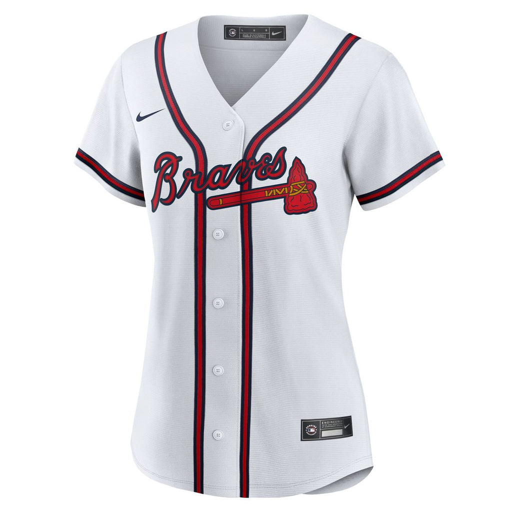 Reynaldo Lopez Atlanta Braves Nike Women's Home Replica Jersey - White Official MLB Team Apparel Baseball Fan Gear