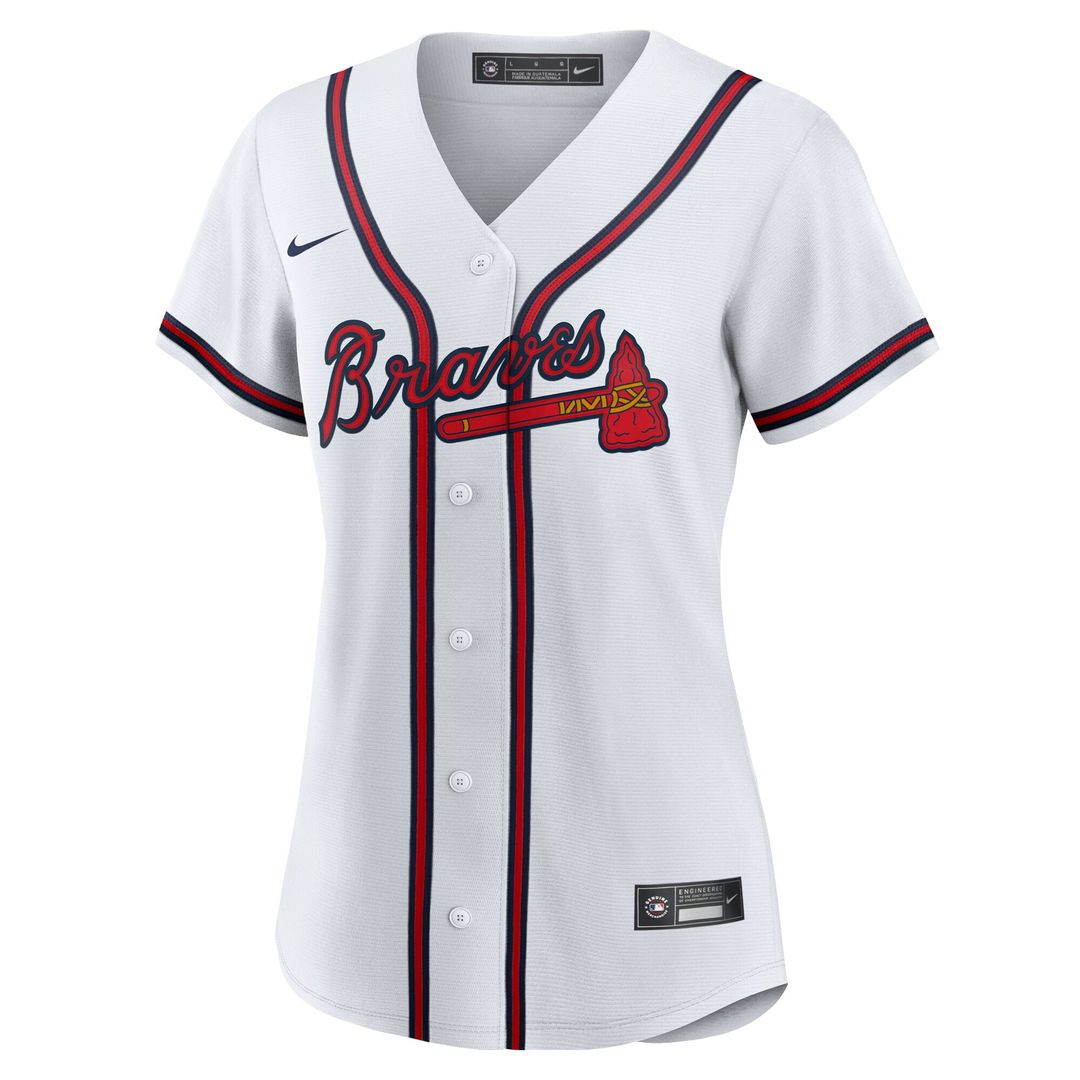 Reynaldo Lopez Atlanta Braves Nike Women's Home Replica Jersey - White Official MLB Team Apparel Baseball Fan Gear